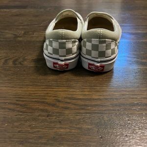 Green Checkered Vans